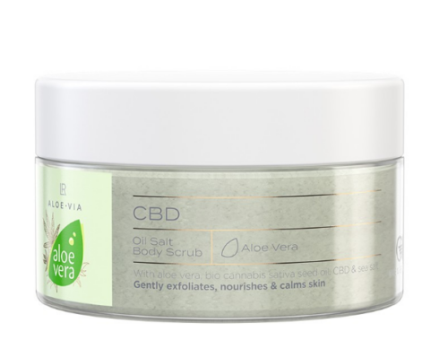 ALOE VERA CBD OIL Salt Body Scrub